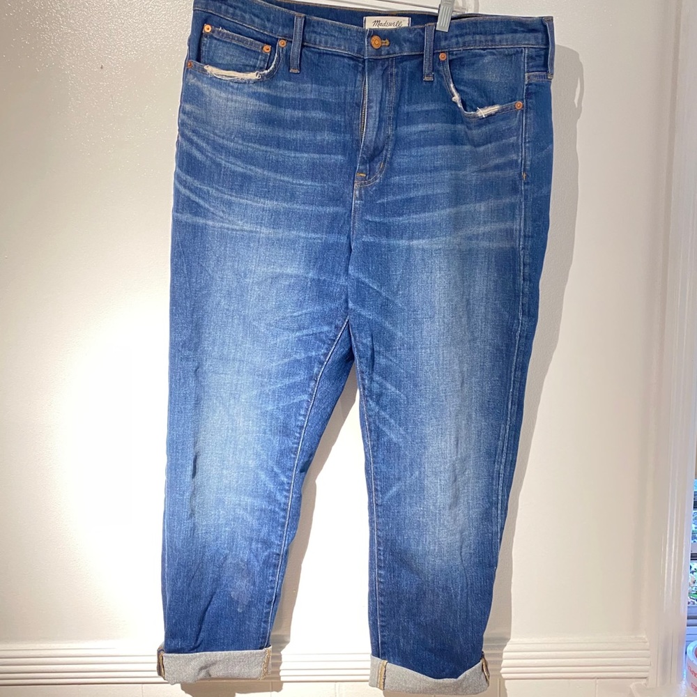 Madewell High Rise Slim Boyfriend Jean